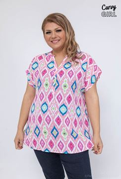 Picture of CURVY GIRL FLOWY BLOUSE
